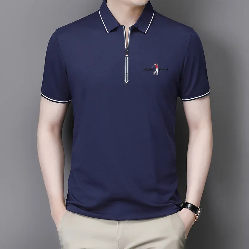 Polo da Uomo con Zip
