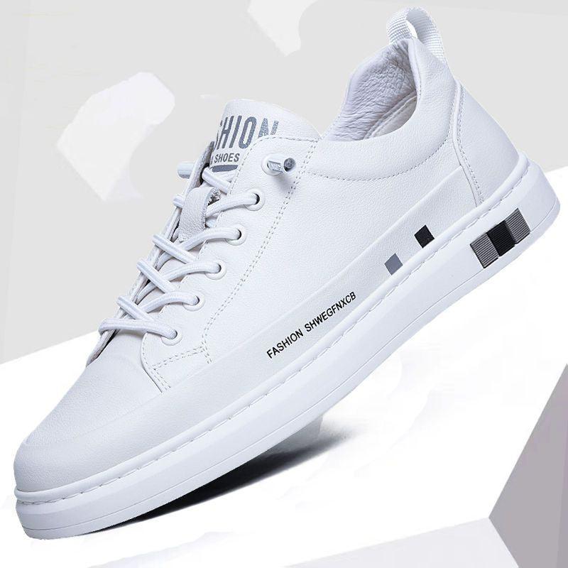 Sneakers in Pelle da Uomo Piatte